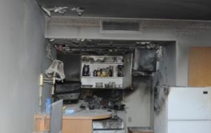 kitchen fire smoke damage